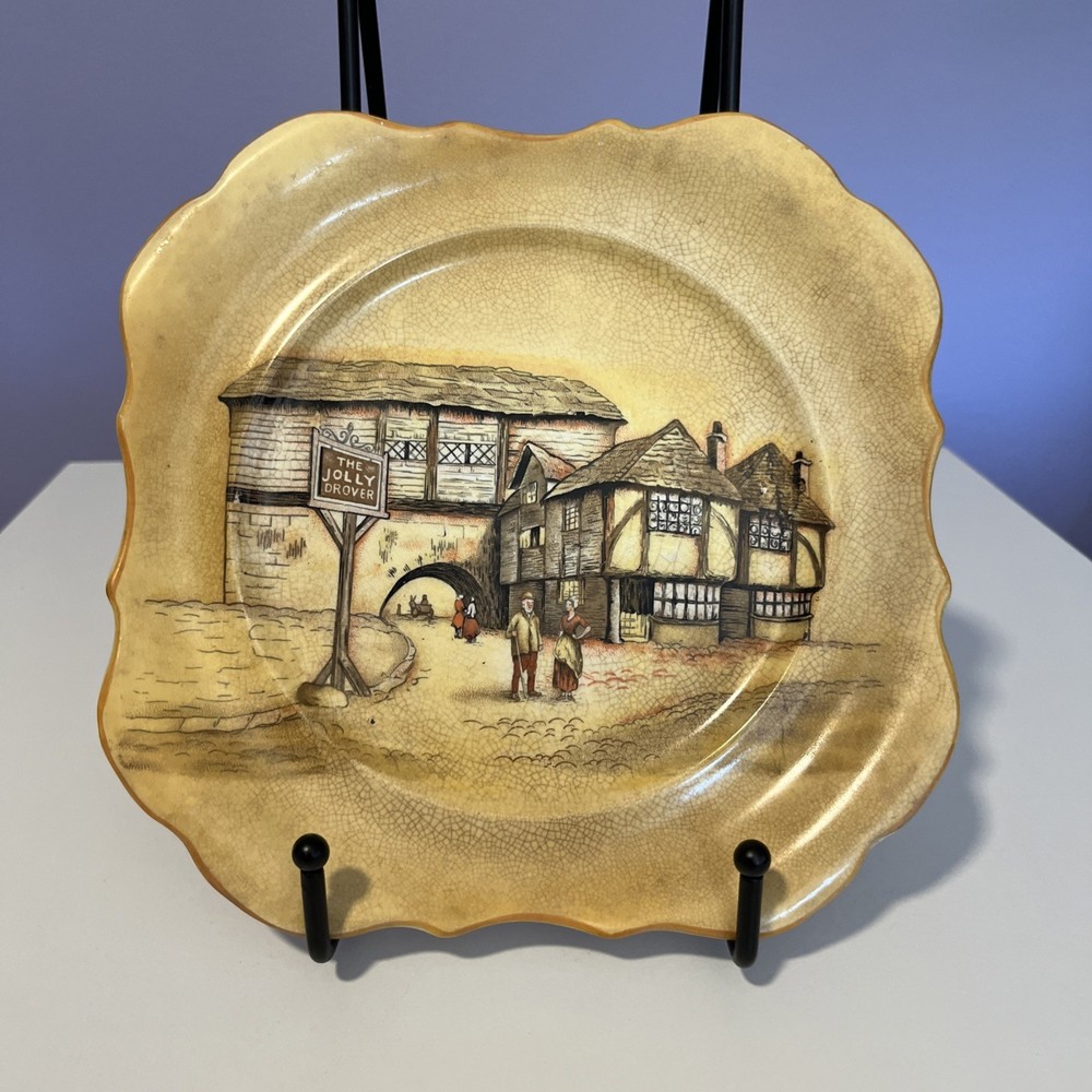 Vintage Lancaster Sandland English Ware Hanley England The Jolly Drover Plate 8