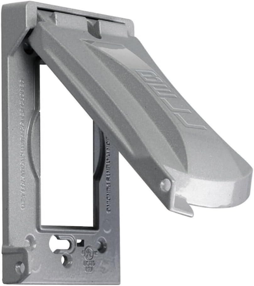 Hub   Single-Gang Weatherproof Heavy Duty Universal Flip Cover, 2.87
