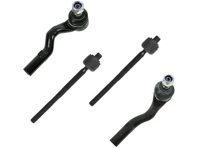 Front TRQ 4 Piece Tie Rod Set Tie Rod End Set fits Mercedes E420 1997 38GRFM