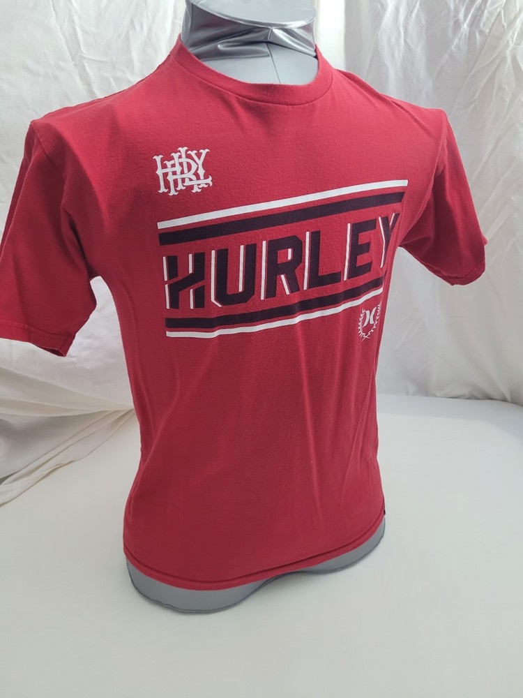 Hurley Vintage Y2K Men’s T Shirt Size Medium Surf Skate Red