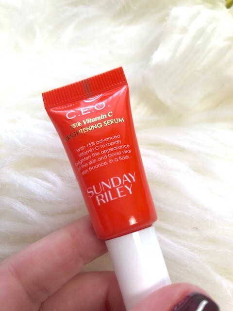 Sunday Riley 15% Vitamin C Brightening Serum Travel Size 5ml Authentic
