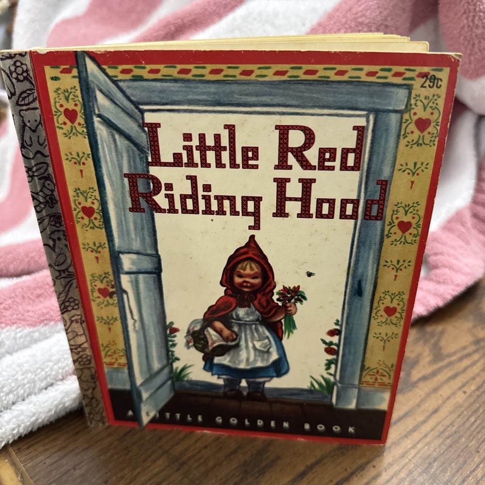 A LITTLE GOLDEN BOOK - LITTLE RED RIDING HOOD  - 1948 EDITION, printed 1968