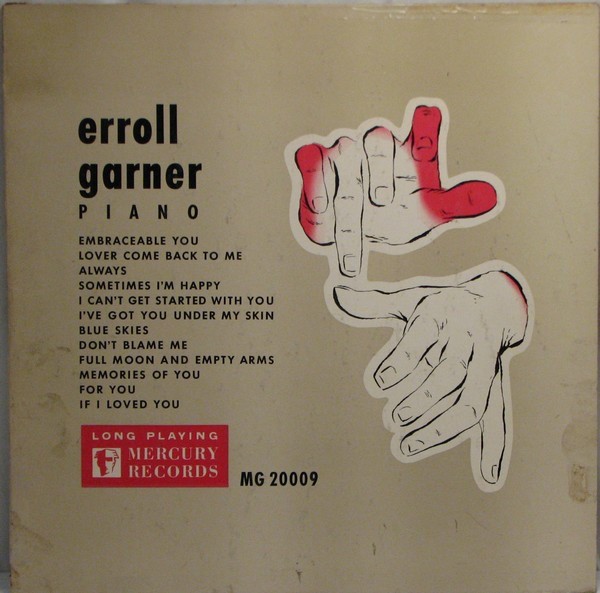 Erroll Garner - Piano Mercury MG 20009 LP, Mono VG