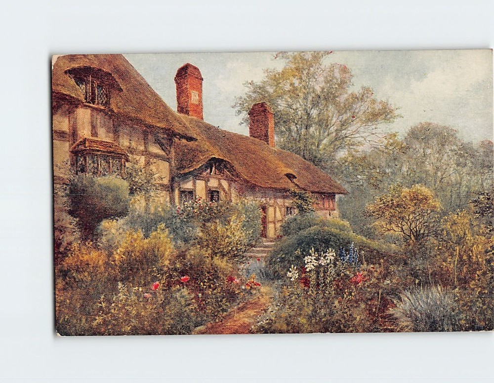 Postcard Anne Hathaway's Cottage Stratford-upon-Avon England
