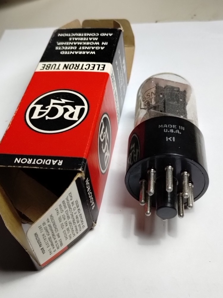 Vintage NOS RCA Vacuum Tube 6SN7GTB