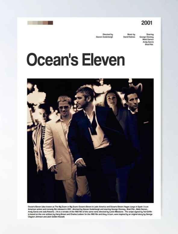 Ocean's Eleven movie poster Poster