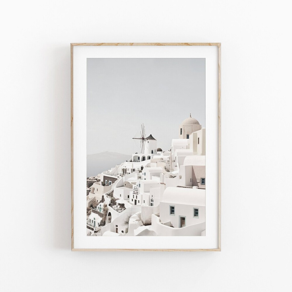 Greece Santorini Island Poster Premium Quality Choose your Size