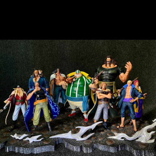 New Century Studio One Piece Red Hair Pirates Resin Statue In Stock 9PCS Yasopp