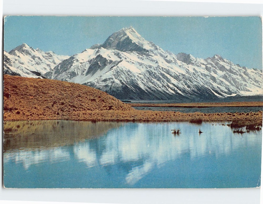 Postcard Mt. Cook & Lake Pukaki NZ