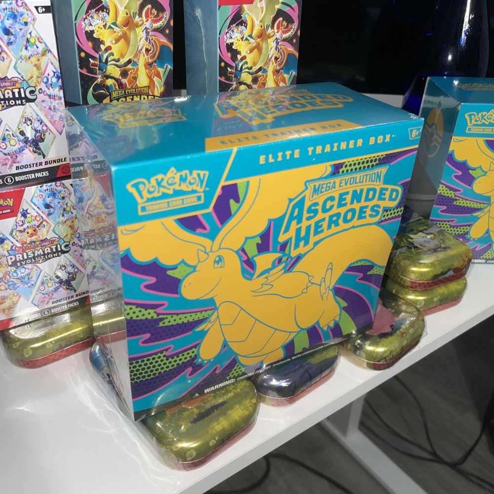Pokemon Mega Evolution Ascended Heroes Elite Trainer Box Sealed New ships ASAP