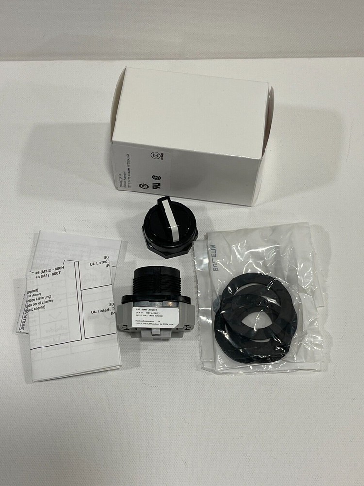 New-Allen Bradley 800H-JR91KC7 30mm Selector Switch 3-Position Non-Illuminated