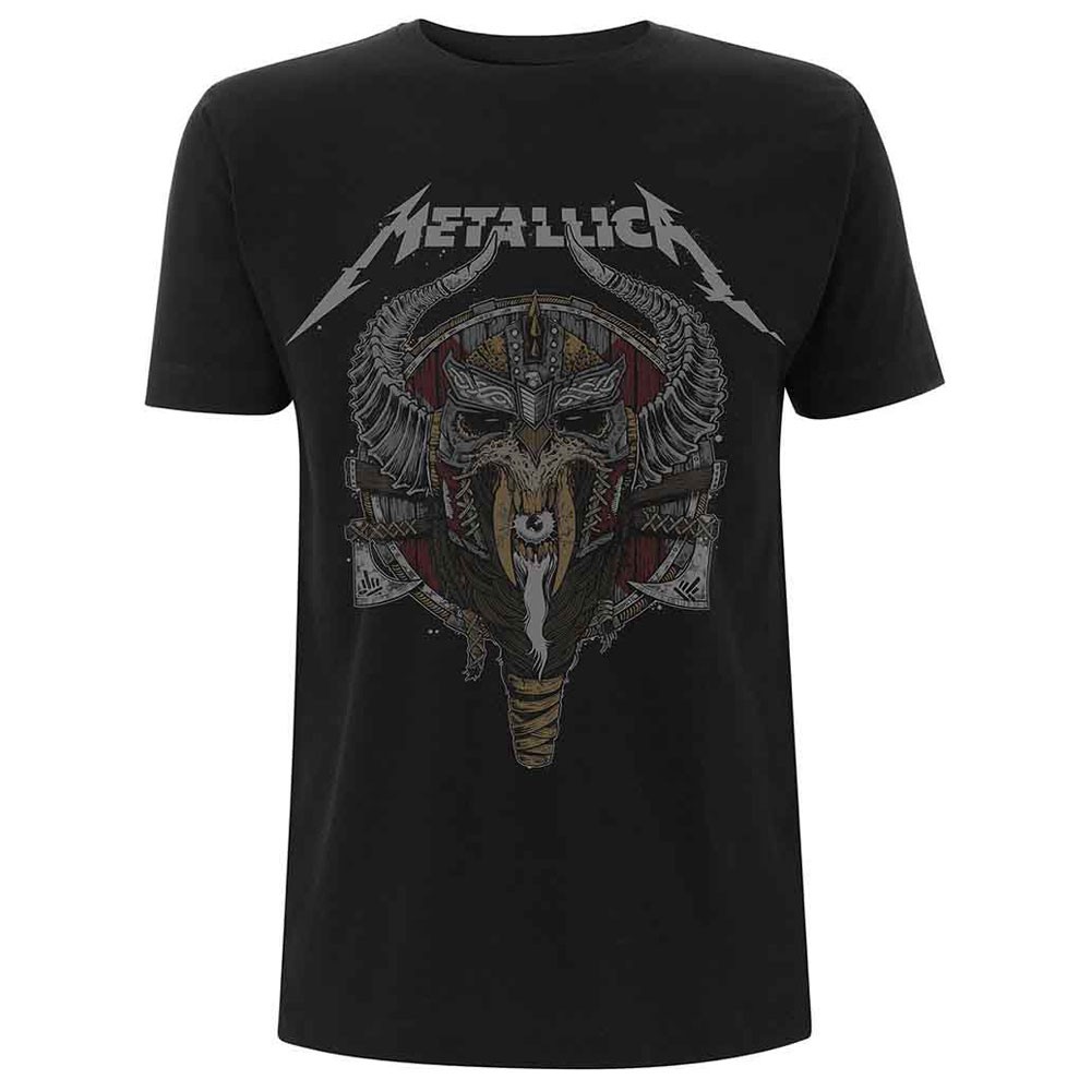 Metallica Viking Band Logo T Shirt