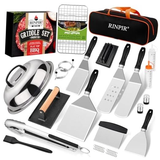 33PCS Blackstone Griddle Accessories Kit with Essential Flat Top Grill Tools