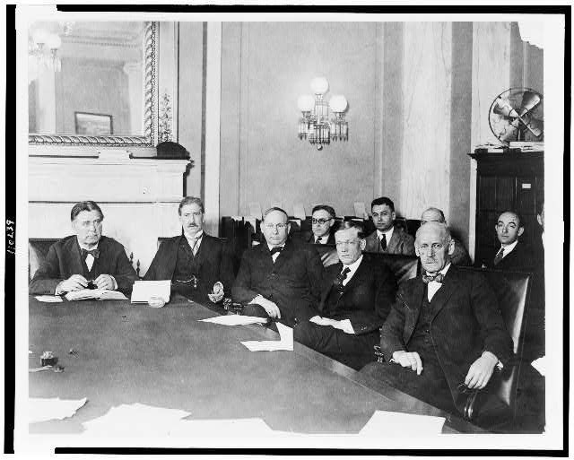 Washington DC 1922 Senators Borah McNary Wheeler Committee Investigation