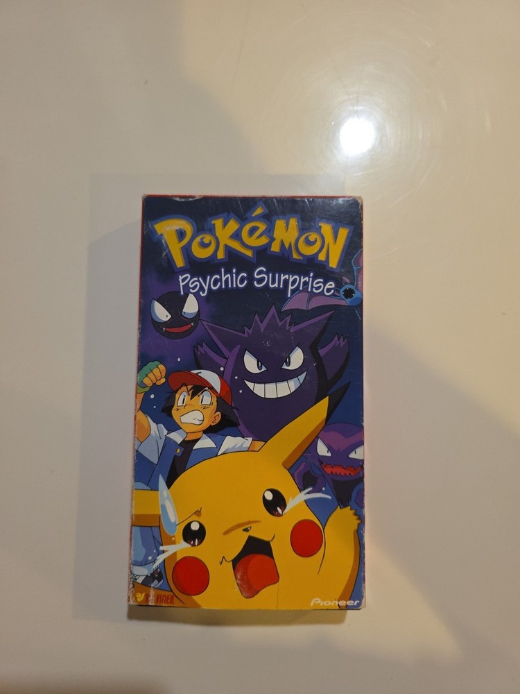 Pokemon Vol. 7: Psychic Surprise (VHS, 1998) Complete ~ Tested & Working