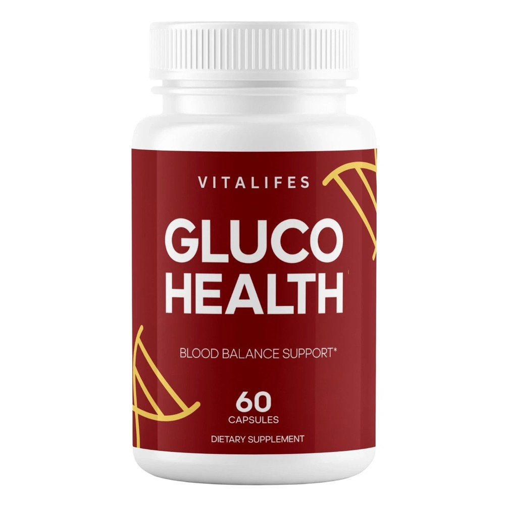 Gluco Health Capsules – GlucoHealth Balance & Blood Support Supplement 60ct