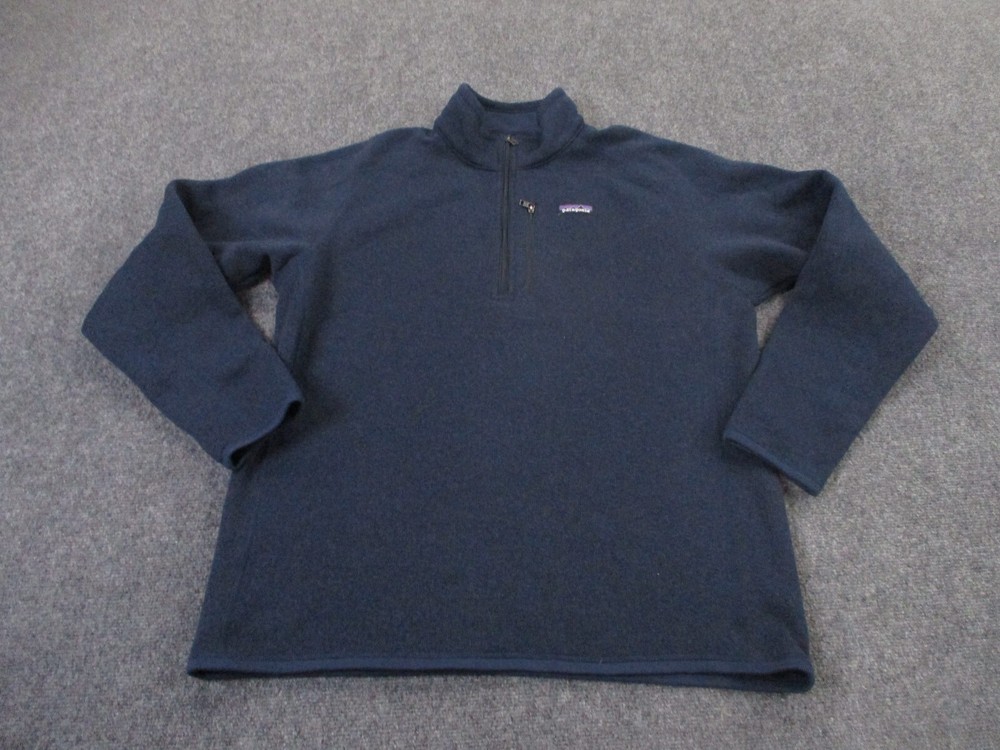 Patagonia Men's XL Blue Better Sweater Fleece Jacket for Outdoor Hiking