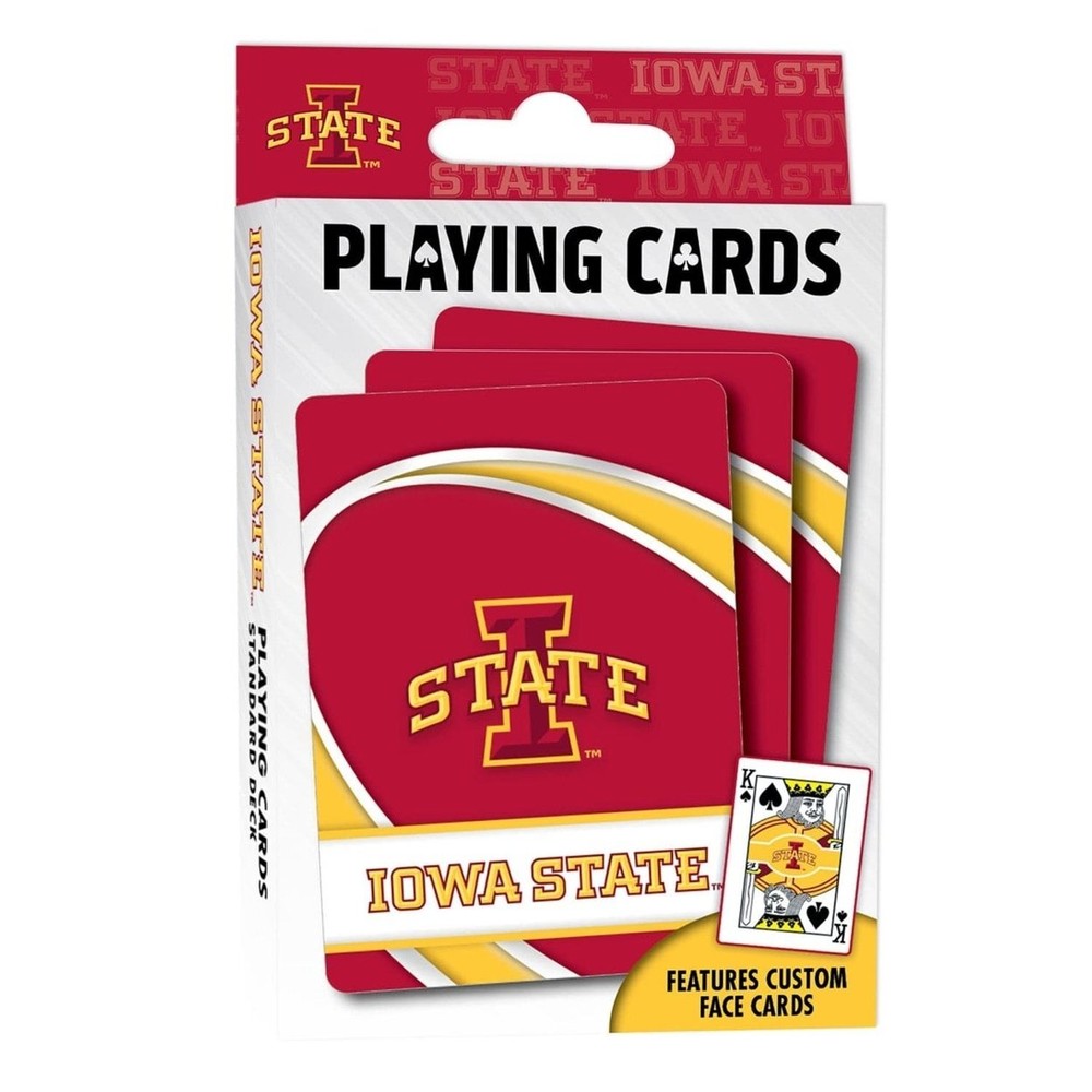 Iowa State Cyclones Playing Cards 54 Card Deck Ncaa Team Custom Design
