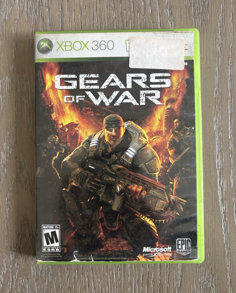 Microsoft Gears of War Xbox 360 Shooter Game M NTSC-U/C Manual Included 2006