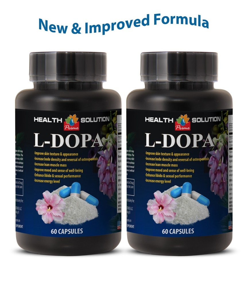 RIch In Antioxidants - L-DOPA 99% EXTRACT - been powder 2 Bottle 120 Capsules