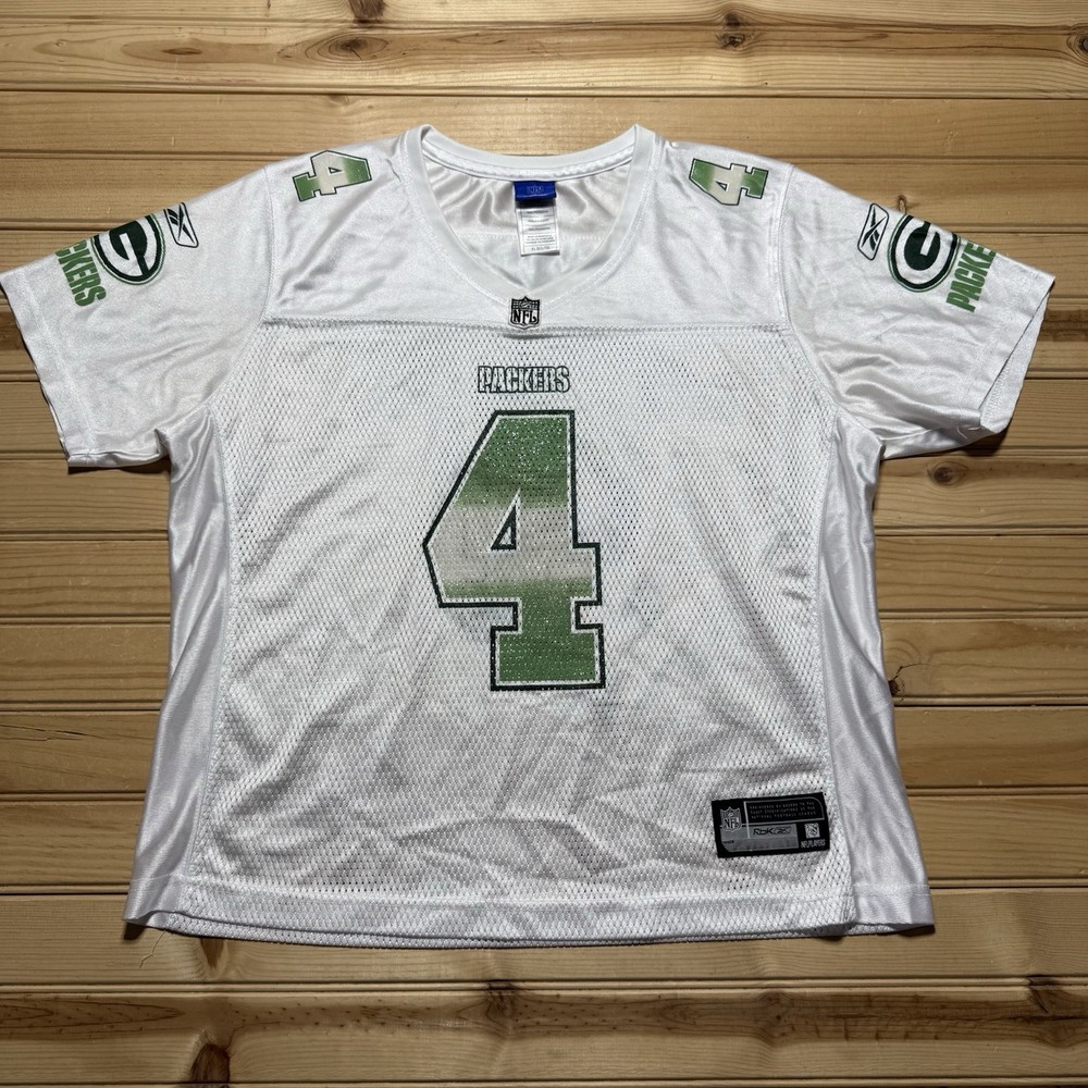 Brett Favre Green Bay Packers NFL Womens Jersey Size XL #4 Football