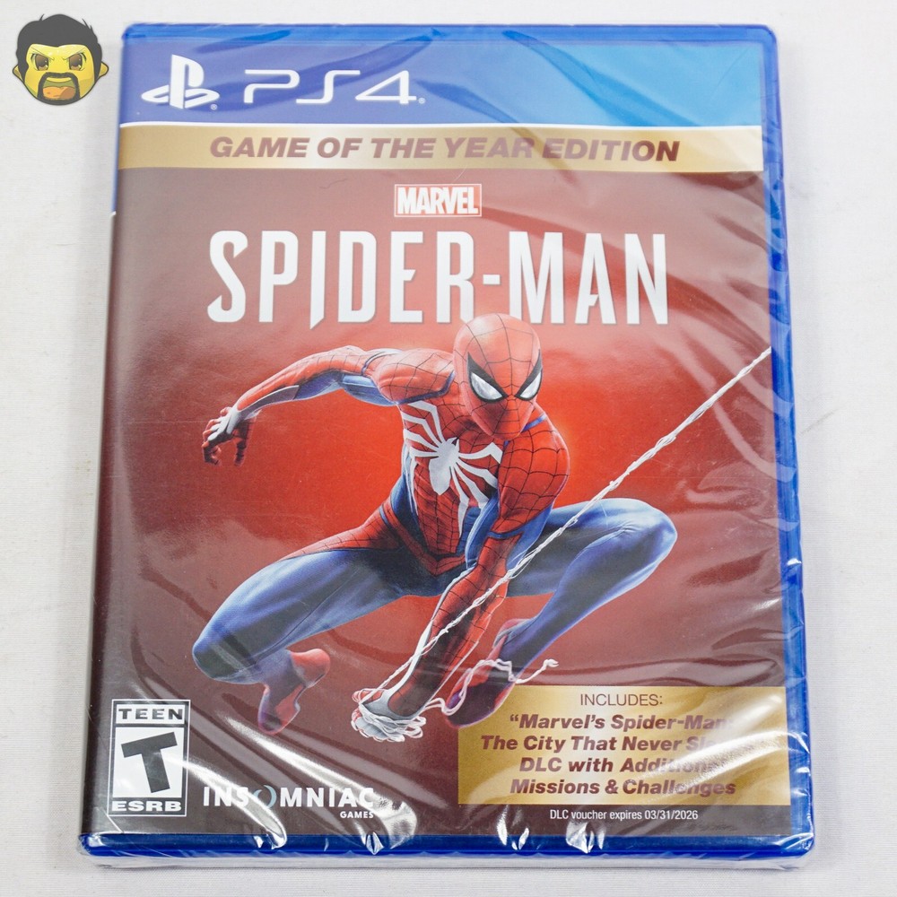 Marvel SpiderMan PS4 Game of the Year Edition Factory Sealed Brand New