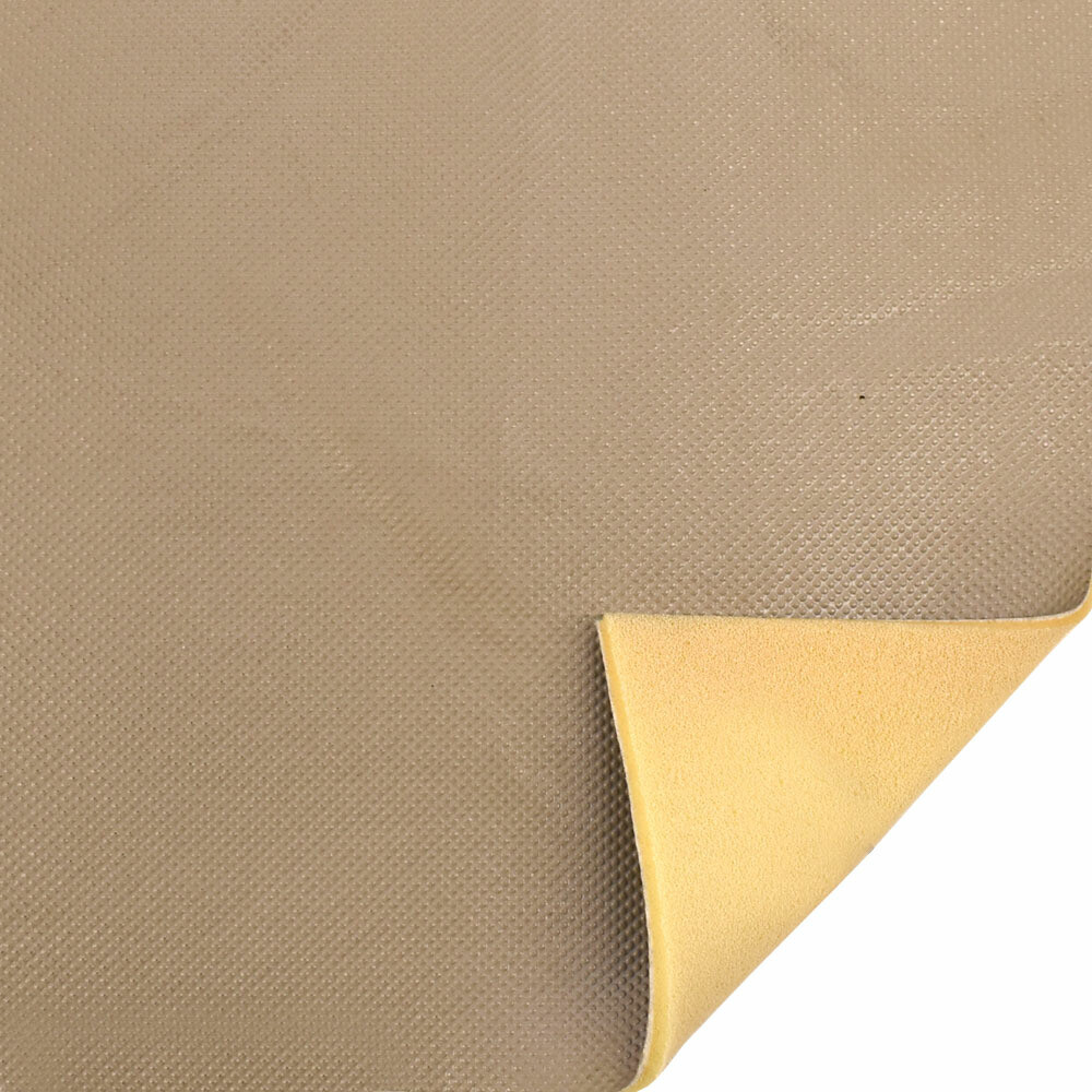 Boat 1/4 Foam Back Textured Vinyl | Pebbled Beige 54 Inch (YD)