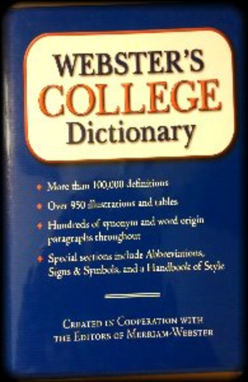 Webster’s College Dictionary – Barnes & Noble Essential Resource