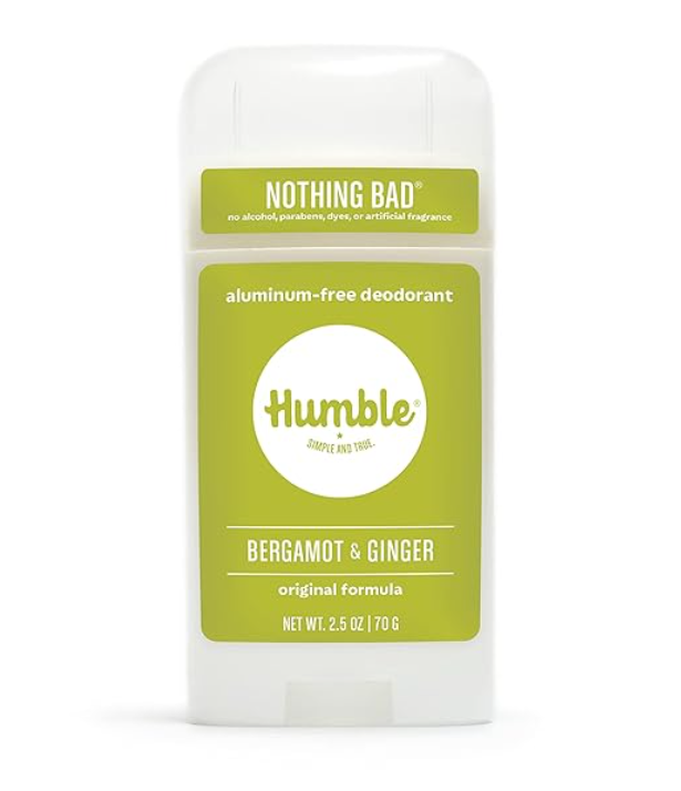 Humble Aluminum-Free Deodorant, Bergamot & Ginger , 2.5 oz (70 g)