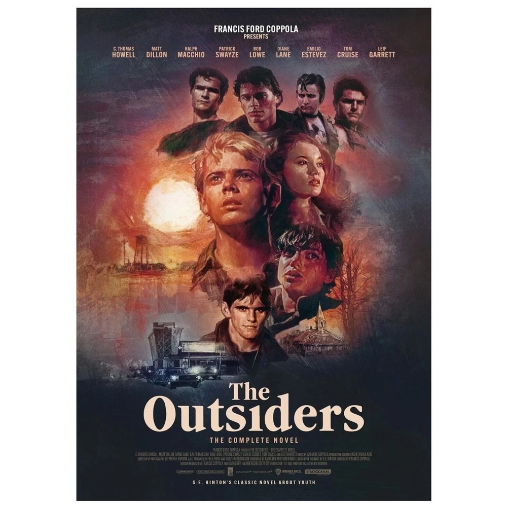The Outsiders Movie Poster The Complete Novel Edition