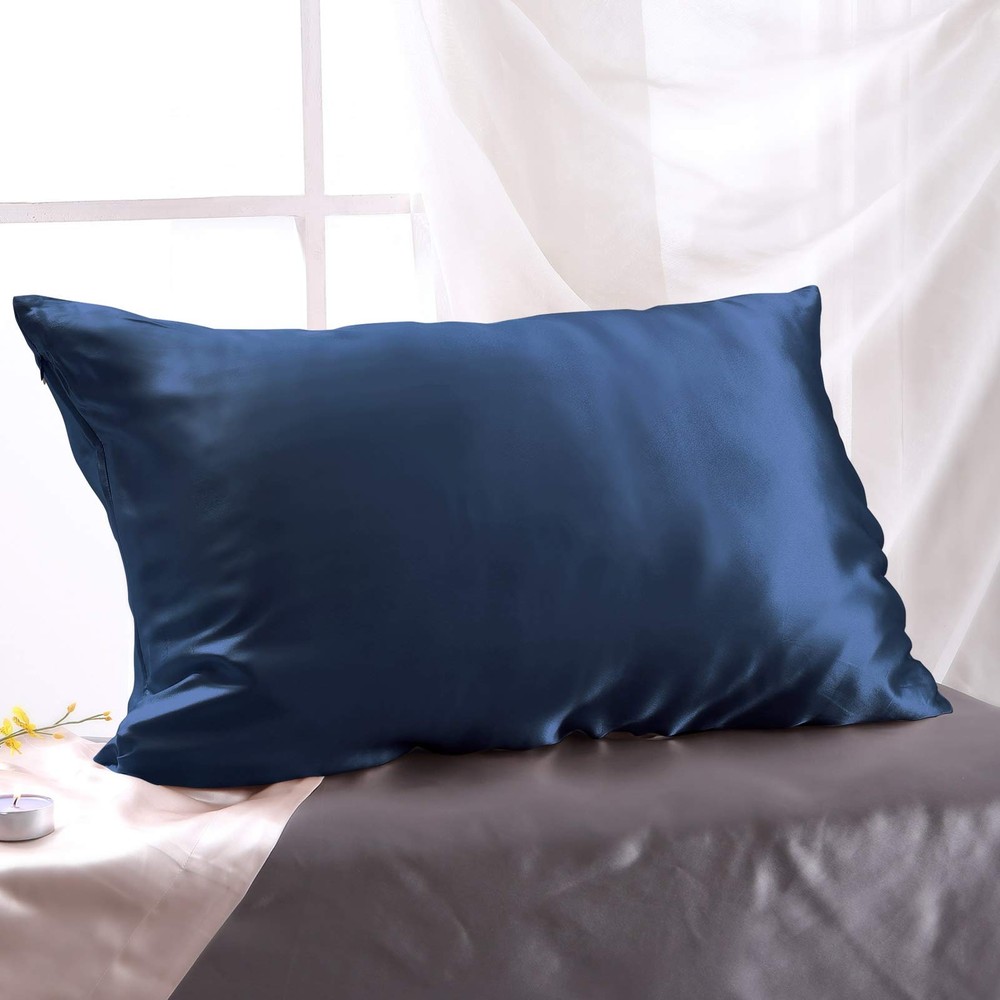 100% Natural Mulberry Silk Pillowcase for Hair and Skin Luxury 25 Momme 1 Pcs...