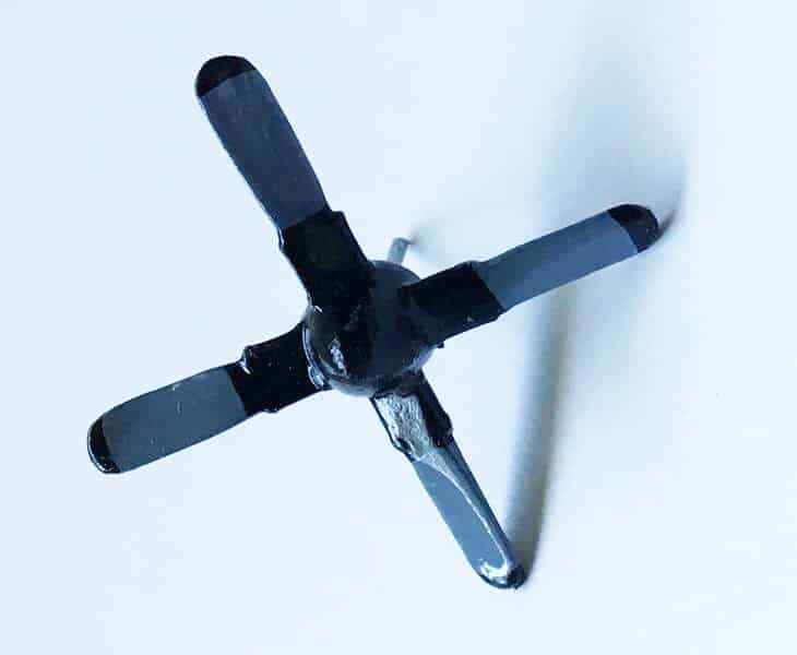 Lockheed Martin® C-130 Propeller Replacement, 1/74 Scale, Mahogany