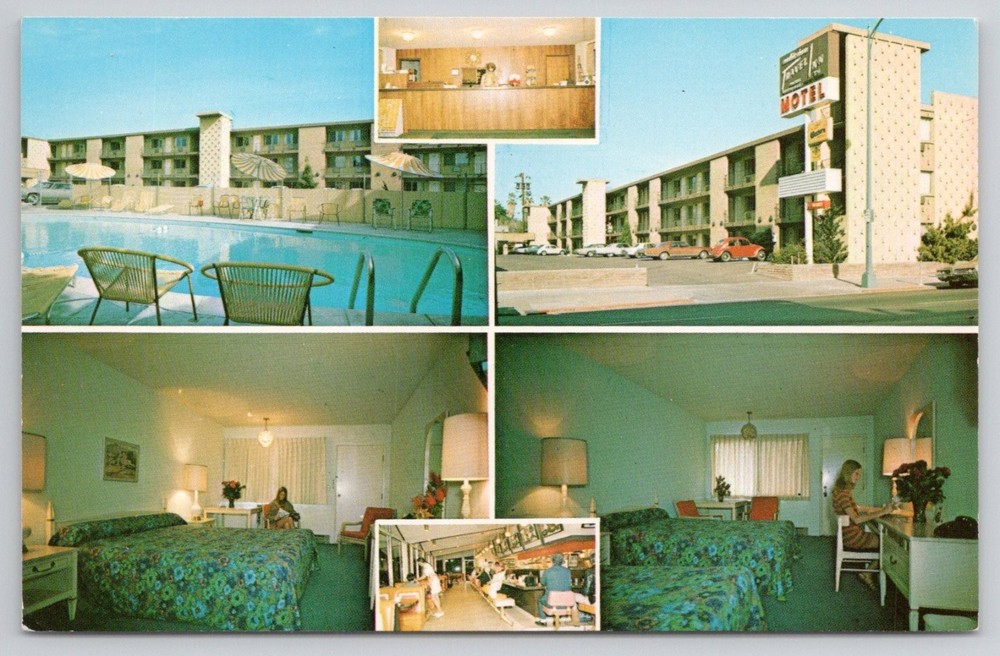 Auditorium Travel Inn San Jose CA Best Western Motel Vintage Postcard