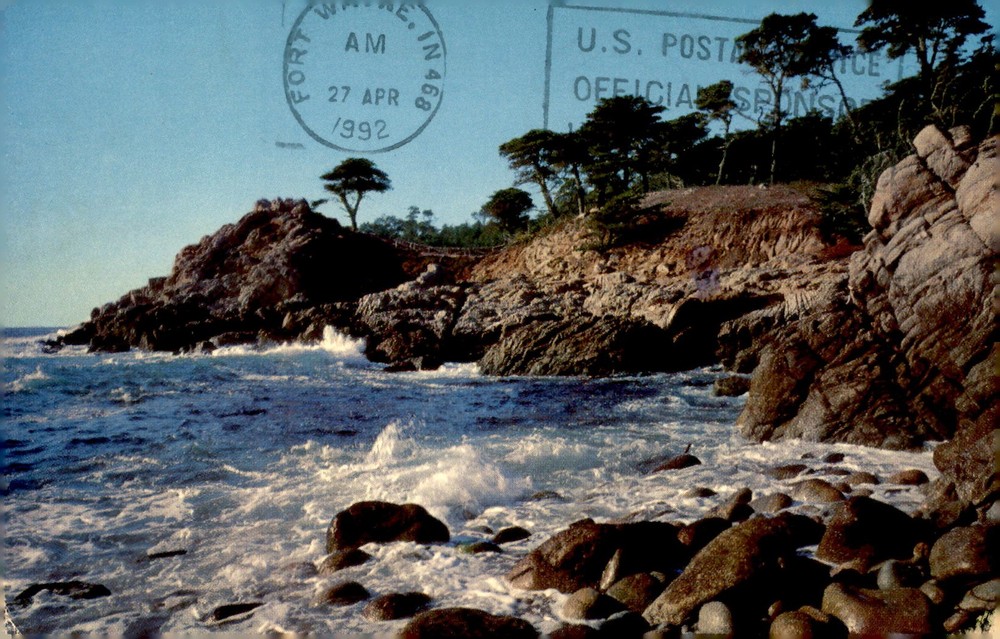17 Mile Drive, Monterey Peninsula, Lone Cypress, 1992 Postcard