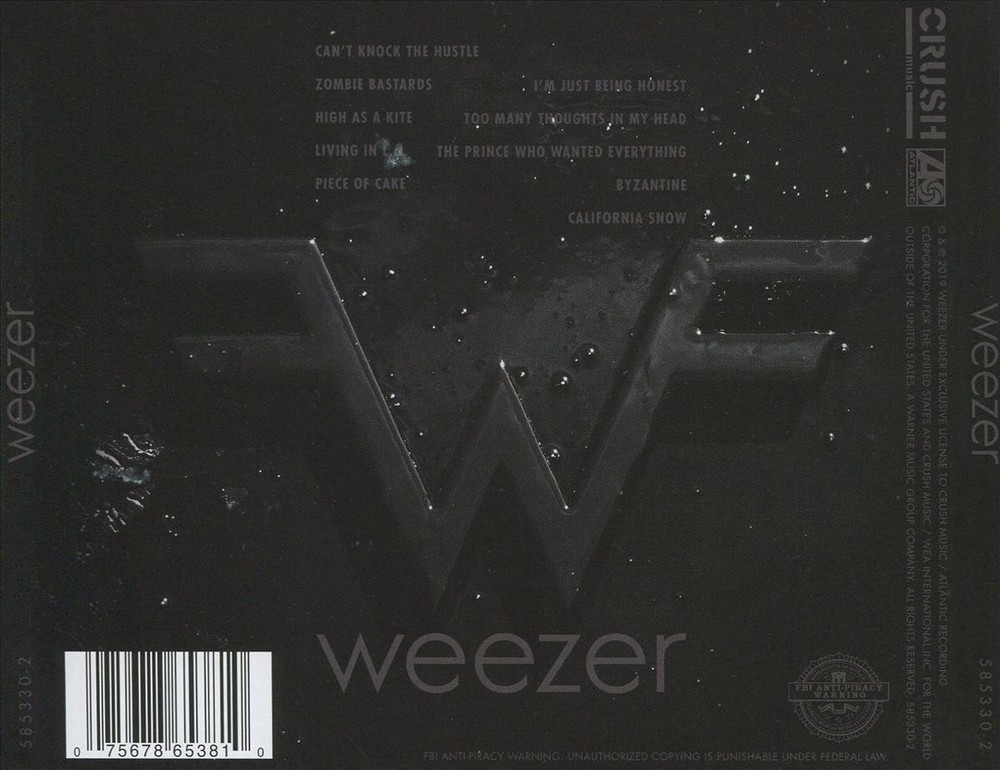 Weezer Weezer [Black Album] New Cd