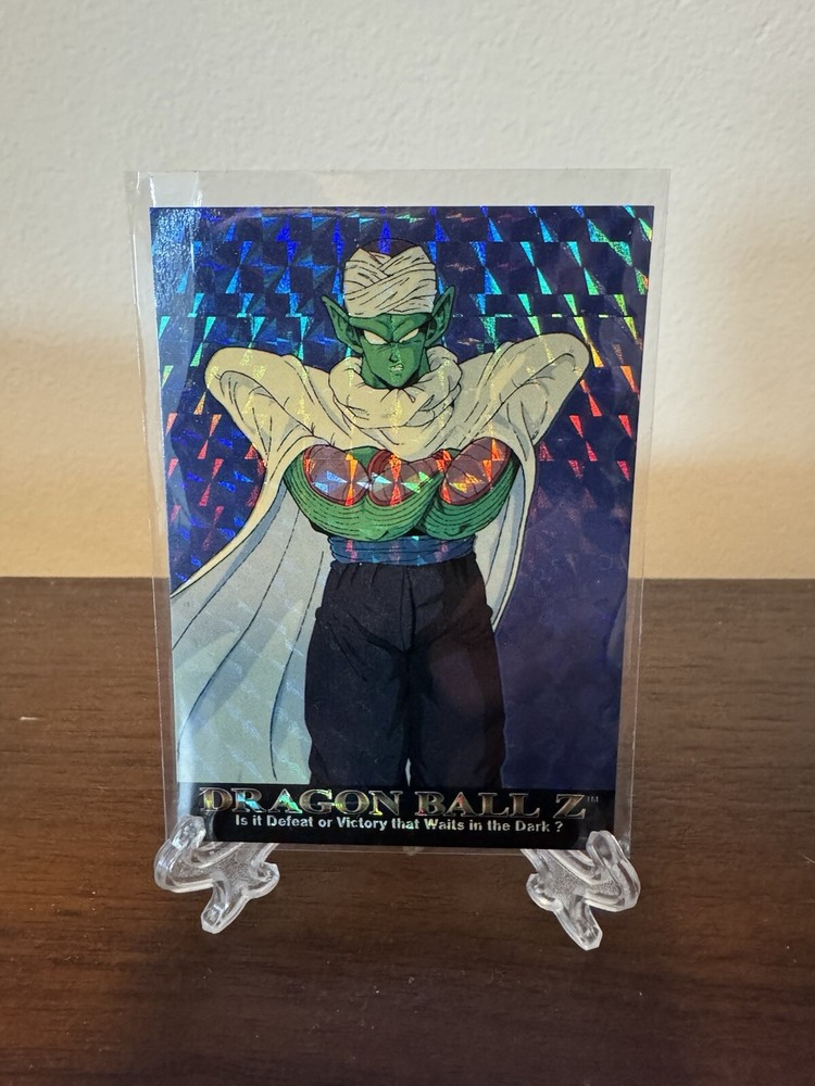 1996 Dragon Ball Z Series 1 #09 Piccolo Disappointed Holo Prizm Refractor Foil