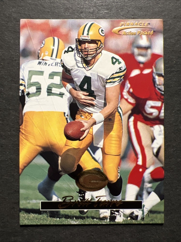 1996 Pinnacle Action Packed - Brett Favre #18