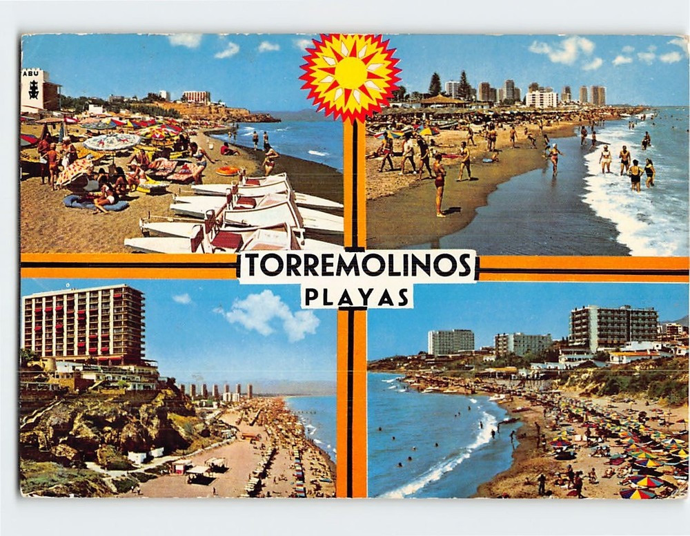Postcard Scenes & Views Torremolinos Spain