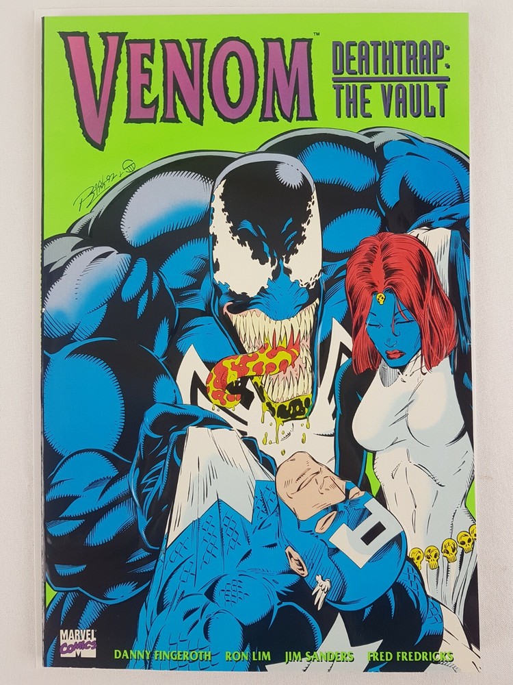 Marvel 1993 Venom Deathtrap Vault VF+ Box G Graded Comic
