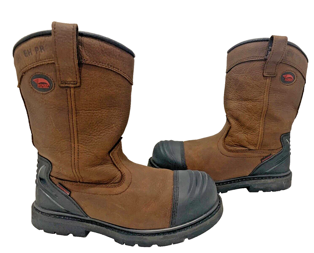 Avenger A7876 Composite Wellington Boot Waterproof Safety Work Boot Mens Size 8W