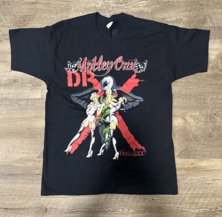 Rare Vintage 1989 - Motley Crue - Dr. Feelgood Concert Tour T Shirt