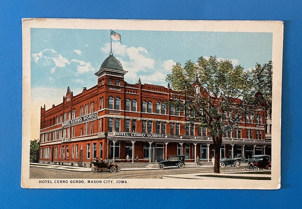 Hotel Cerro Gordo Mason City Iowa Vintage Postcard