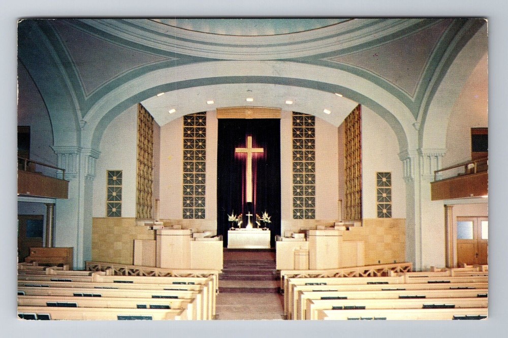 Warren OH-Ohio, First Methodist Church, c1959 Antique Vintage Souvenir Postcard