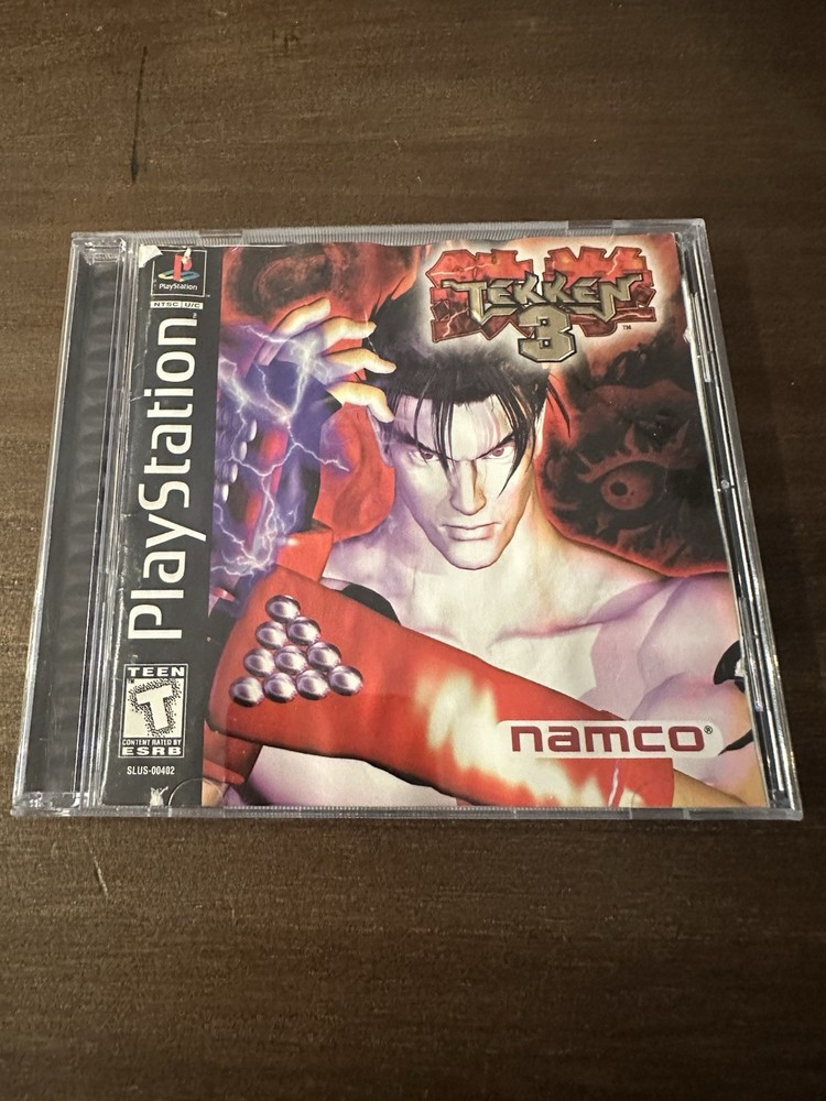 Tekken 3 (Sony PlayStation 1, 1998) Damaged Artwork Tested