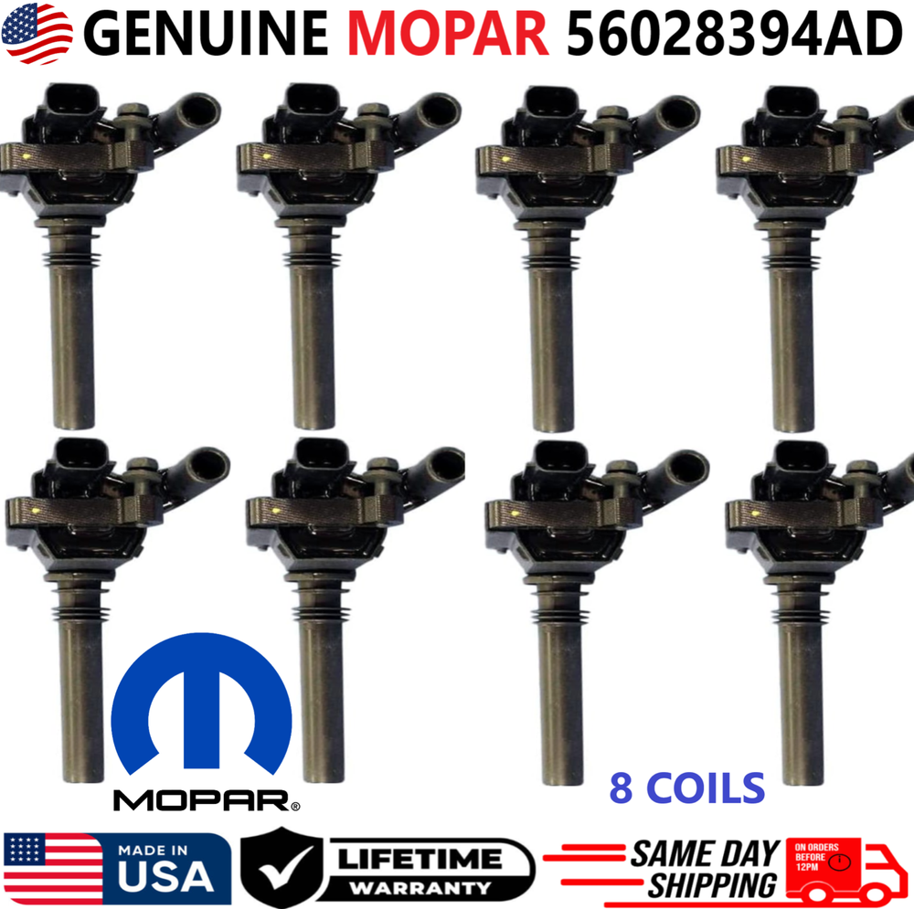 GENUINE MOPAR Ignition Coils For 2003-2005 Dodge Chrysler Jeep 5.7L, 56028394AD