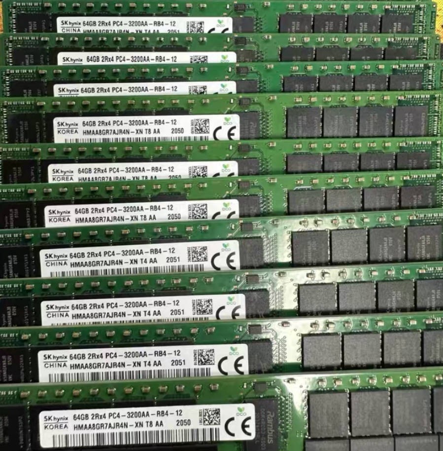 SK hynix 64GB 3200MHz DDR4 2Rx4 PC4-3200AA-RB4-12 HMAA8GR7AJR4N-XN