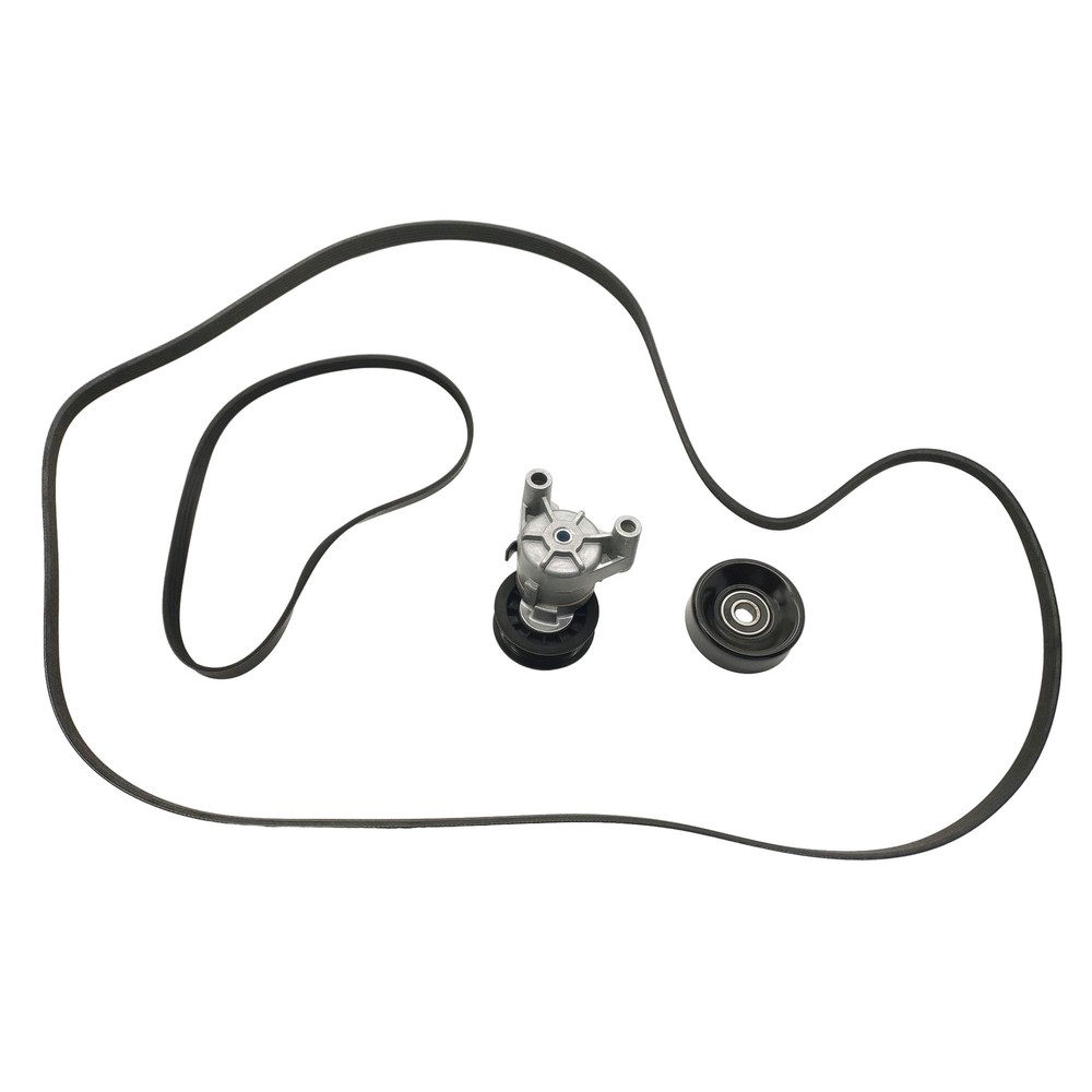 Serpentine Belt Tensioner Pulley Kit for Chevrolet Express Silverado GMC Sierra