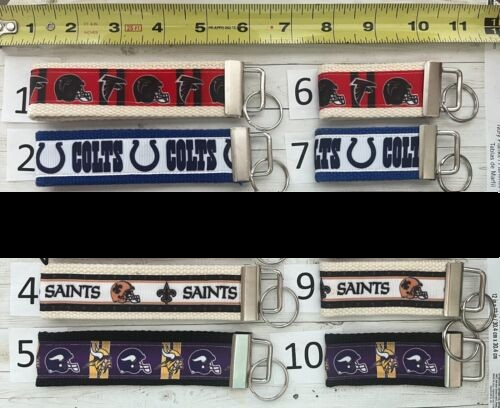 Atlanta Falcons Indianapolis Colts New Orleans Saints Vikings Keychains gifts