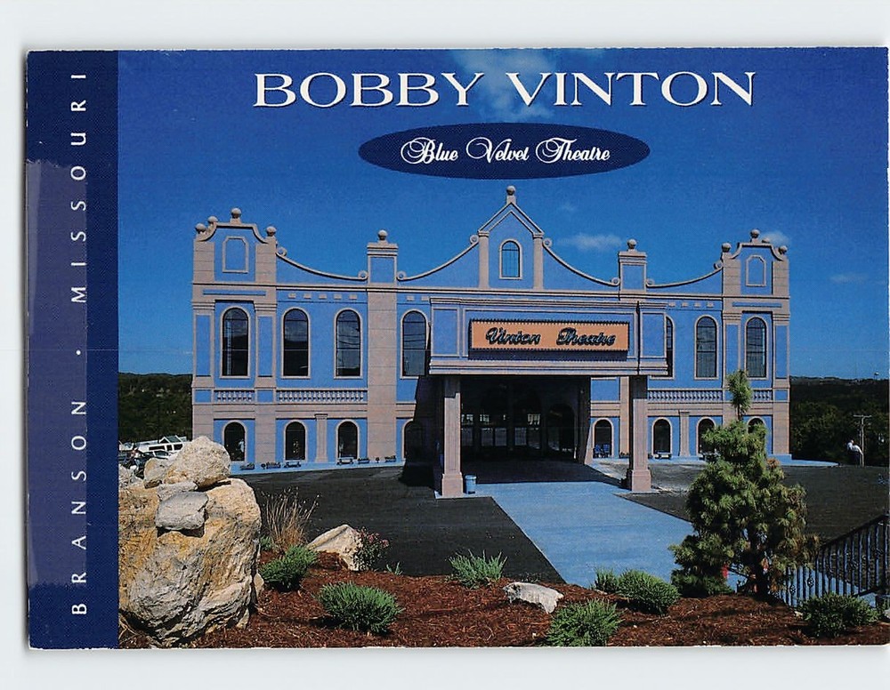 Postcard Bobby Vinton Blue Velvet Theatre Branson Missouri USA