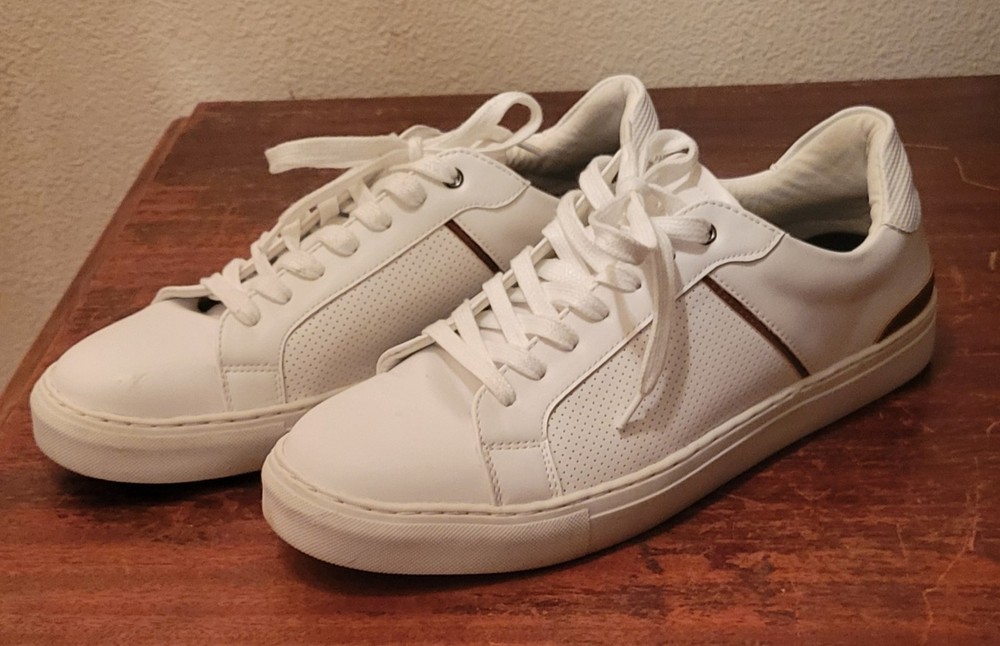 NEW Steve Madden Men's size 11 P-COOPR Court Sneaker Shoes White